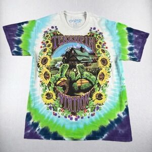 Liquid Blue Grateful Dead T Shirt Mens Medium Tie Dye Terrapin Station Graphic